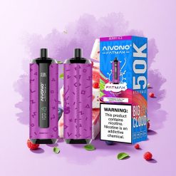 aivono aim fatmax 50000 vape мрежеста намотка на едро 800 mah тип c бързо зареждане на LED дисплей 30 ml e течен капацитет опция за закупуване на едро