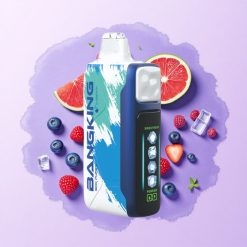 bang king ice cool 60000 впръсквания купете на едро вейп за еднократна употреба 25 ml 5 нива на регулируемо охлаждане 850 mah акумулаторна батерия тип c бързо зареждане 1 0ω мрежеста намотка oem odm поддръжка 12 вкуса